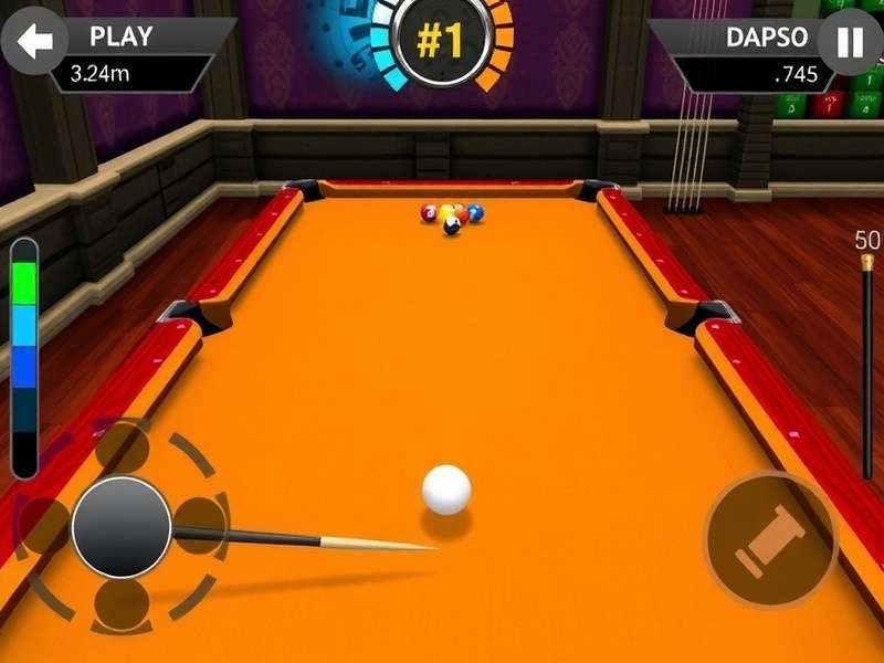 Billiards City Fever control interface